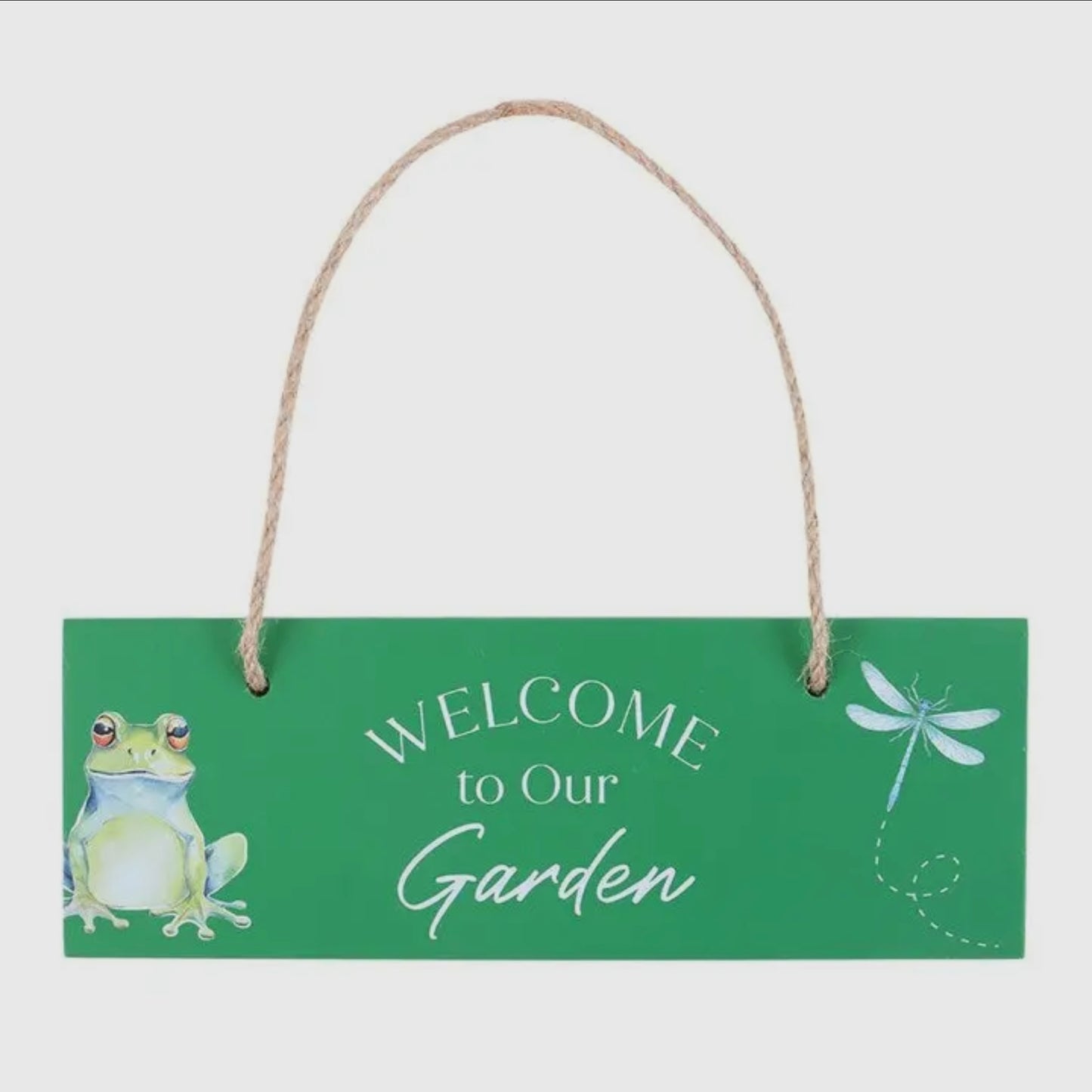 Welcome To Our Garden Sign