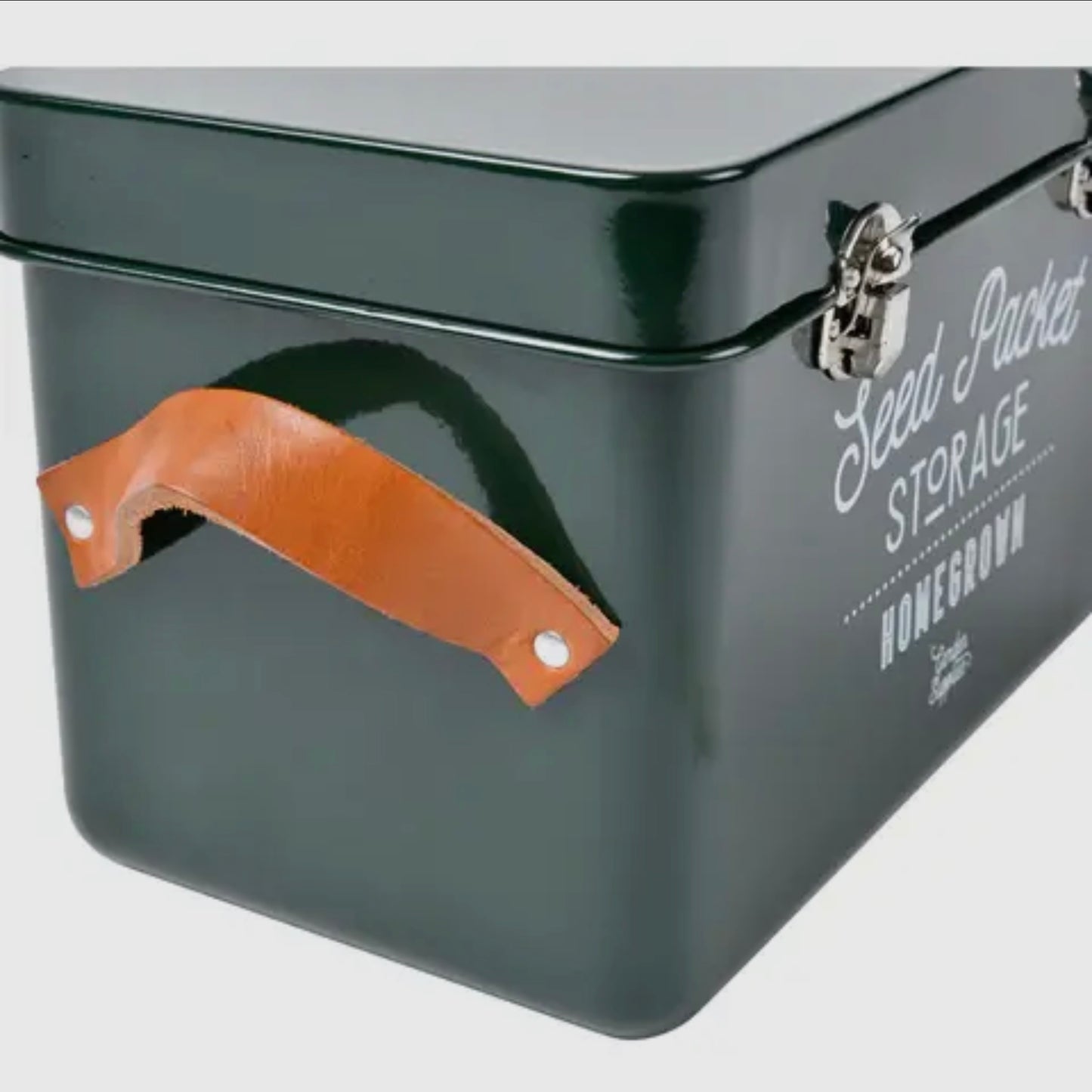 Burgon & Ball | Leather Handled Seed Tin