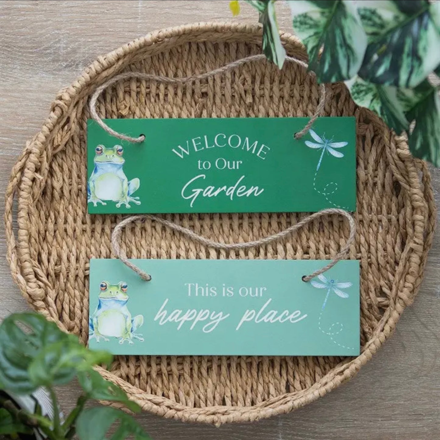 Welcome To Our Garden Sign