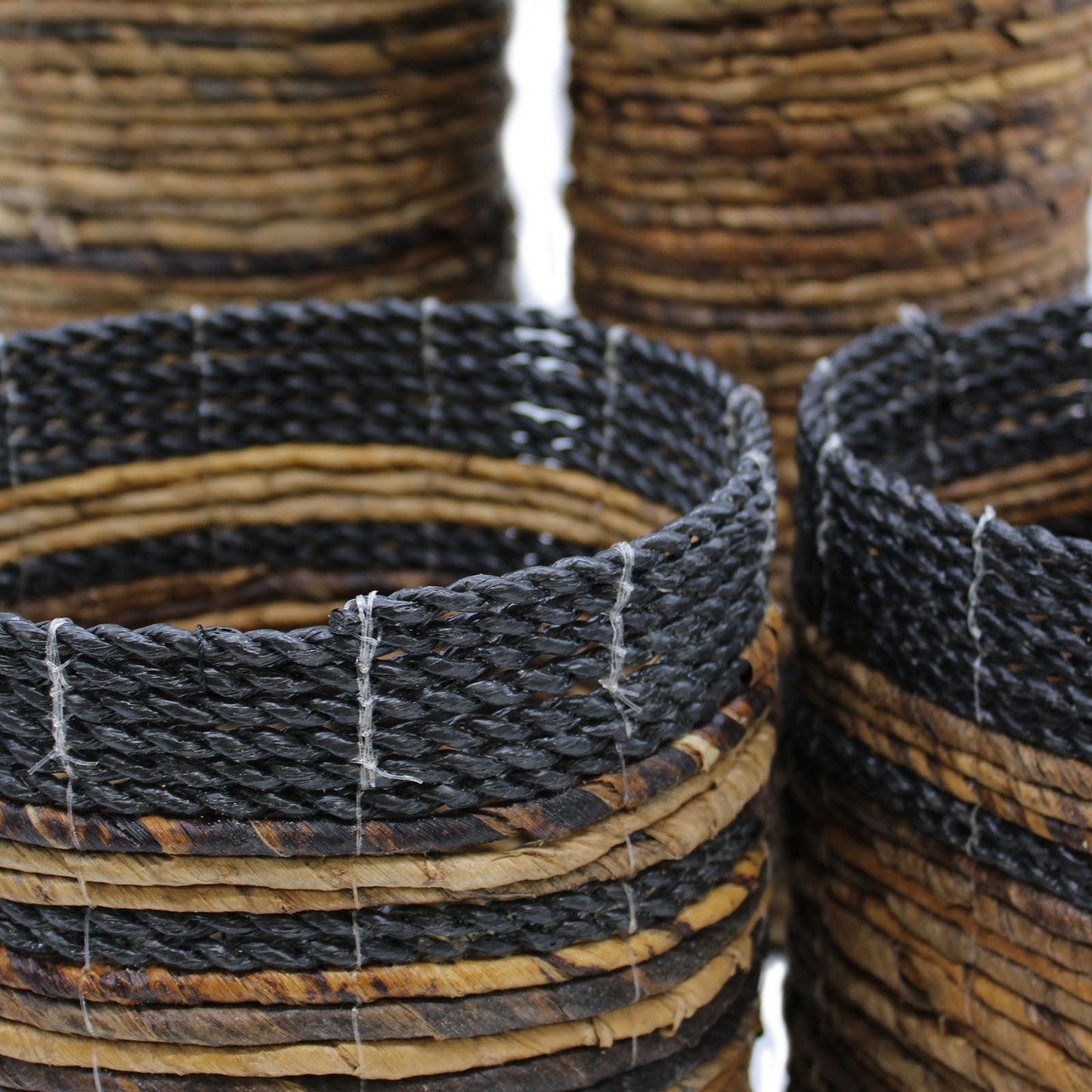 Banana Leaf Vase & Basket Set
