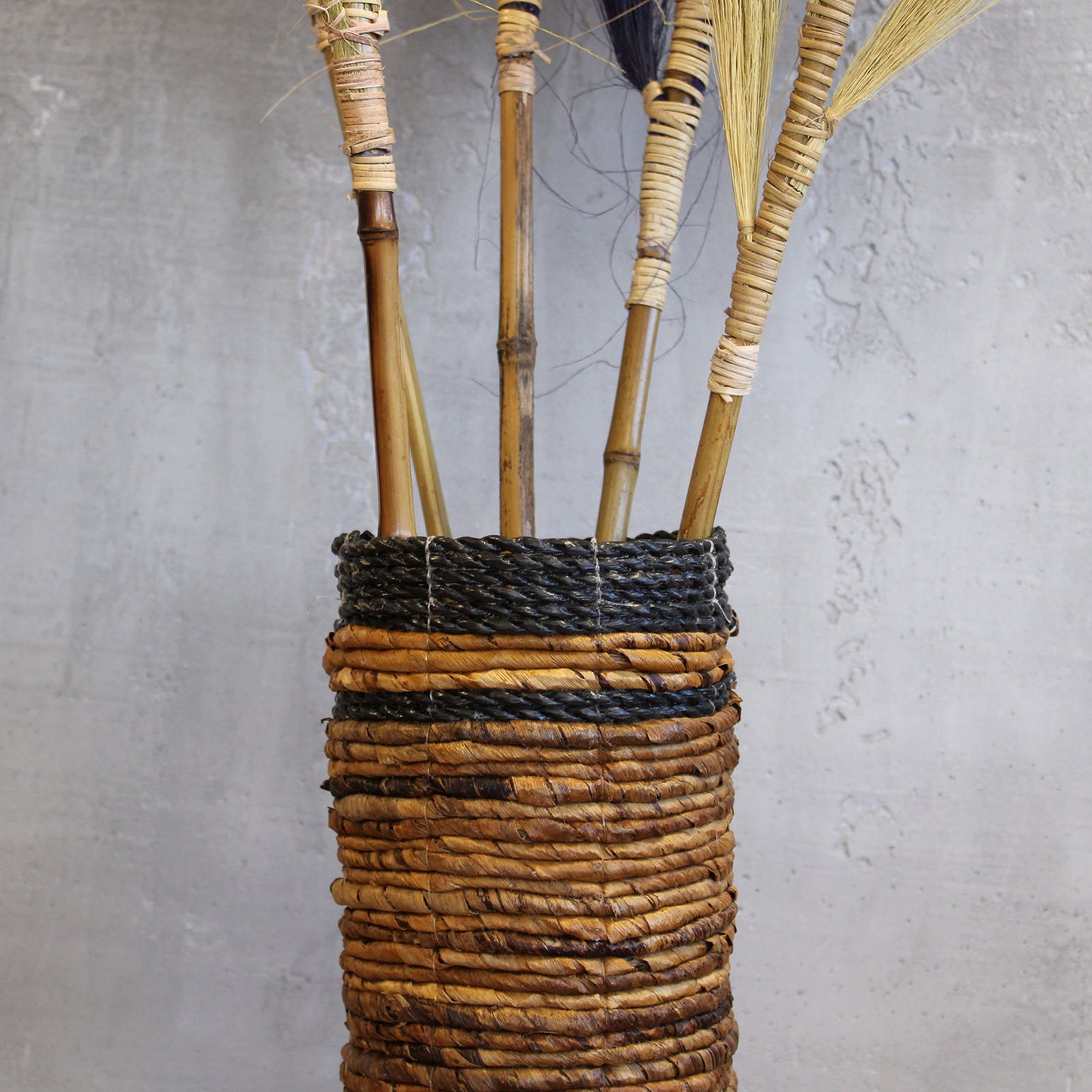 Banana Leaf Vase & Basket Set