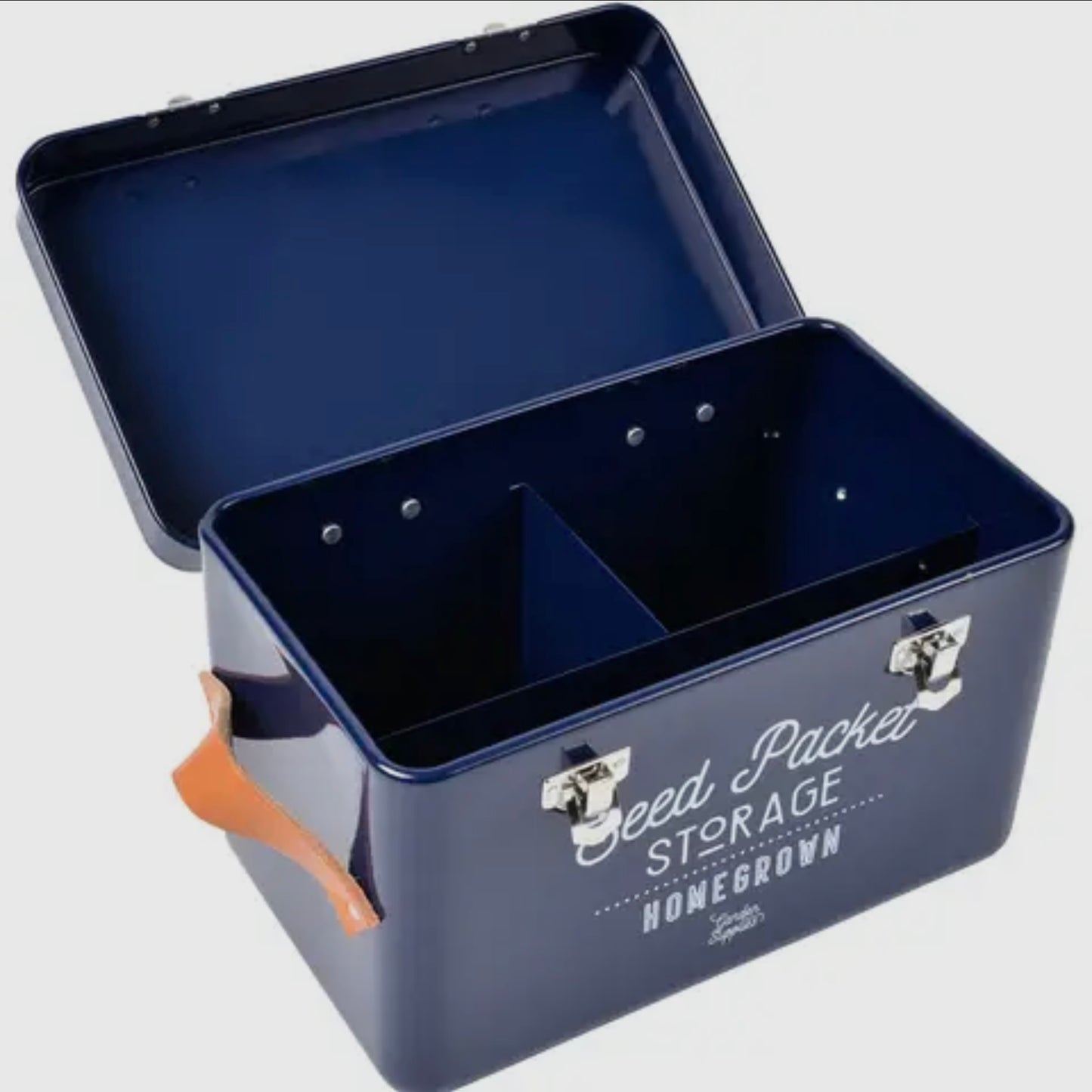 Burgon & Ball | Leather Handled Seed Tin