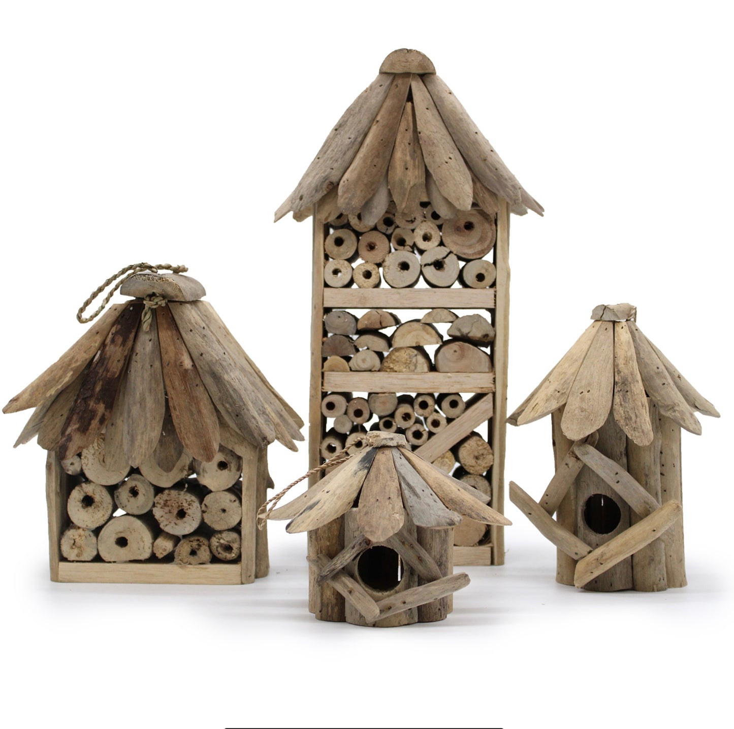 Drift Wood Hanging Insect & Bee Hotel