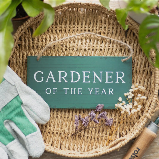 Gardener Of The Year Sign