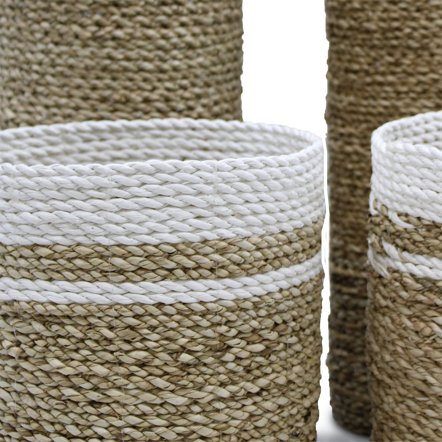Seagrass Vase & Bin Set