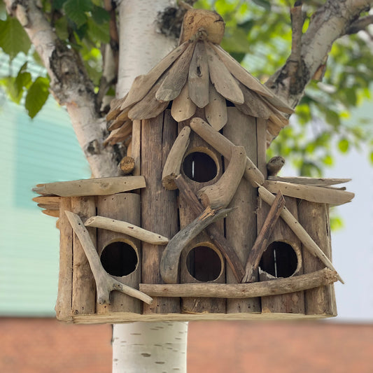 Driftwood Bird Box