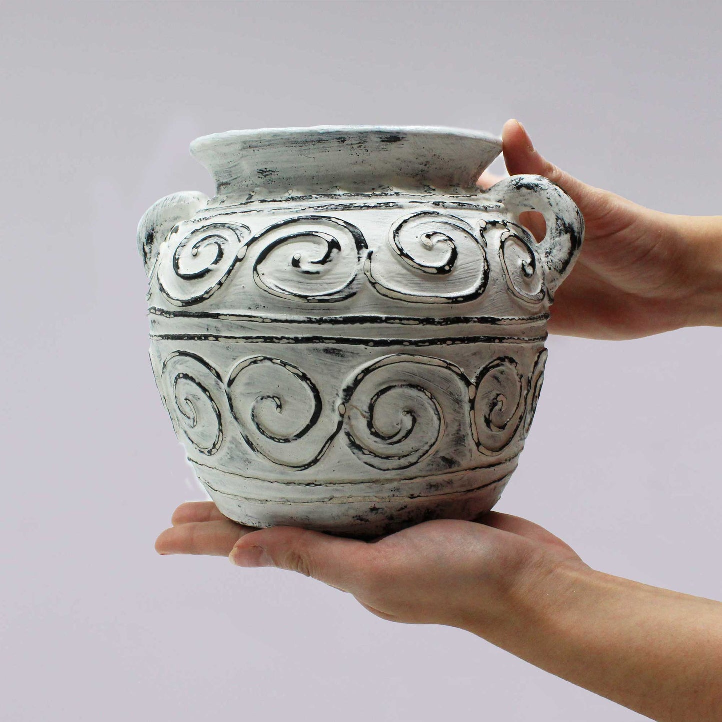 Greek Clay Plant Pot 15cm