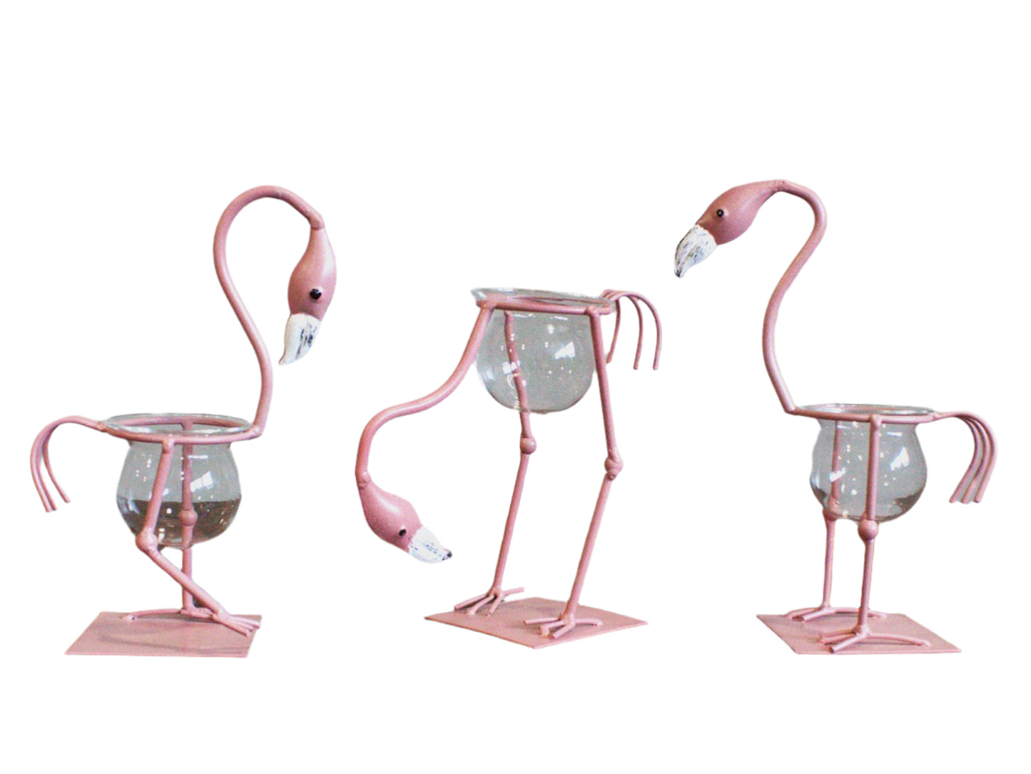 Flamingo Hydroponic Vase